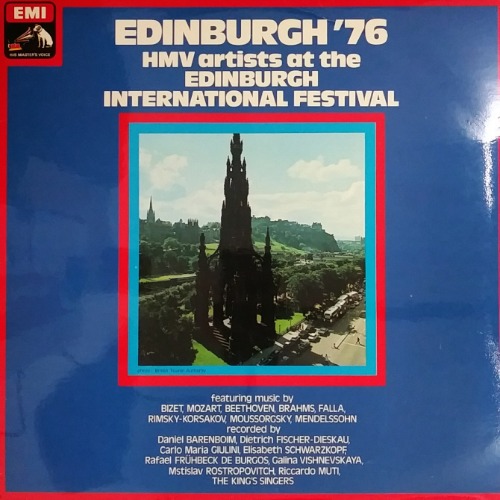 EDINBURGH &#039;76 HMV ARTISTS AT THE EDINBURGH INTERNATIONAL RESTIVAL