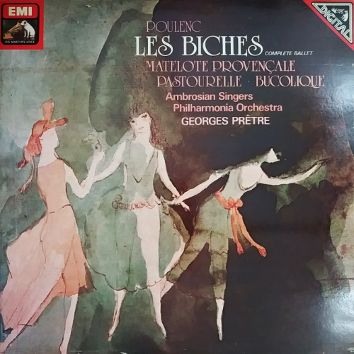POULENC LES BICHES.COMPLETE BALLET / Ambrosian Singers Philharmonia Orchestra GEORGES PRÊTRE[Gate Folder]