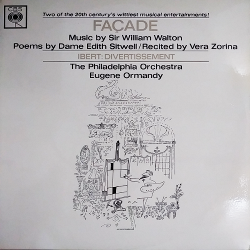 FACADE Music by Sir William Walton,IBERT: DIVERTISSEMENT/The Philadelphia Orchestra,Eugene Ormandy