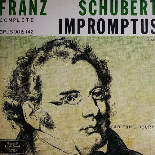 FRANZ SCHUBERT IMPROMPTUS COMPLETE OPUS 90 &amp; 142/FABIENNE BOURY,piano[180g 중량반]