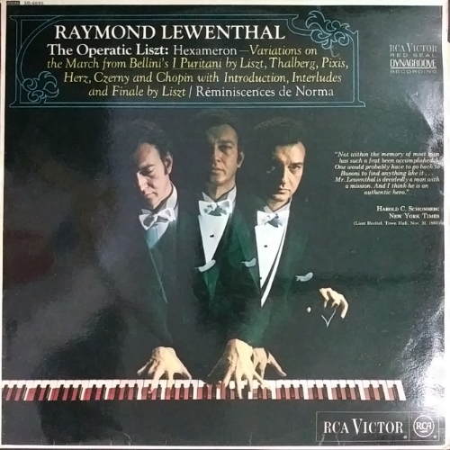 RAYMOND LEWENTHAL The Operatic Liszt