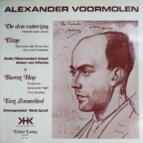 [rare]ALEXANDER VOORMOLEN -De drie ruitertjes Variaties voor orkest,Eline,Baron Hop,Een Zomerlied
