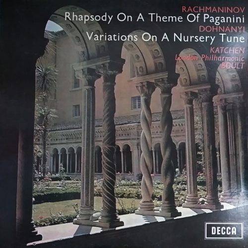 RACHMANINOV Rhapsody On A Theme Of Paganini / DOHNÁNYI Variations On A Nursery Tune / KATCHEN London Philharmonic