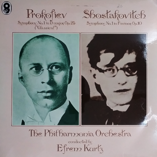 Prokofiev Symphony No. 1 in D major, Op. 25(&quot;Classical),Shostakovitch Symphony No.1in F minor Op.10