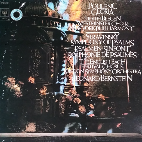 Poulenc Gloria / Stravinsky Symphony of Psalms. [gate folder]