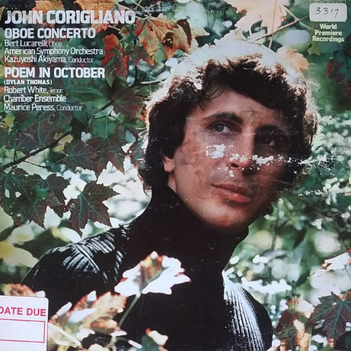 [Rare]World Premiere Recordings JOHN CORIGLIANO OBOE CONCERTO / POEM IN OCTOBER(DYLAN THOMAS)