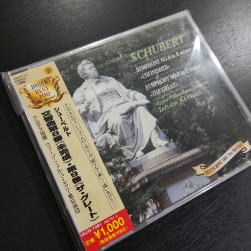 [CD]SCHUBERT SYMPHONY NO.8 in B minor &quot;UNFINISHED&quot;[SEALED]