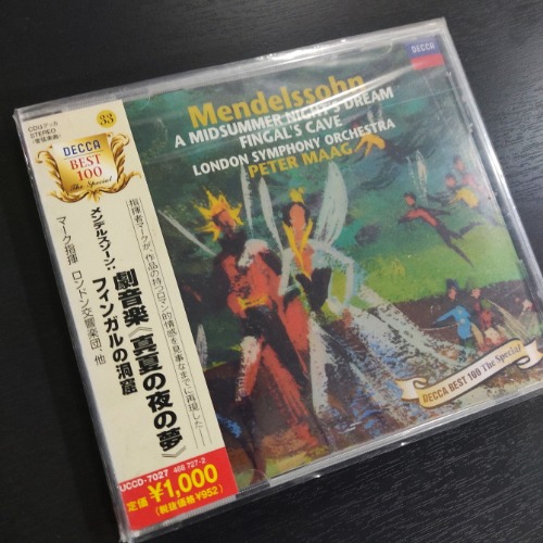 [CD]Mendelssohn A MIDSUMMER NIGHT&#039;S DREAM[SEALED]