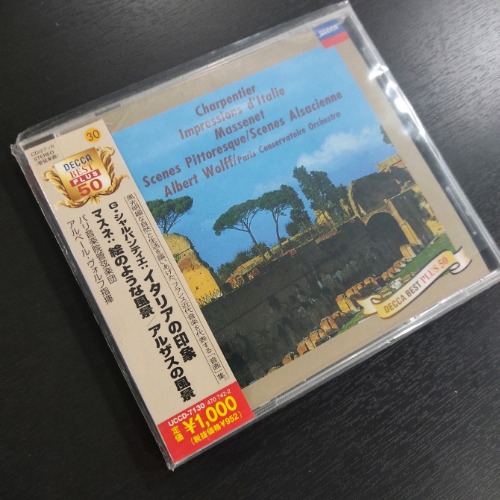 [CD]Charpentier Impressions d&#039;ltalie / Massenet Scenes Pittoresque , Scenes Alsacienne[SEALED]