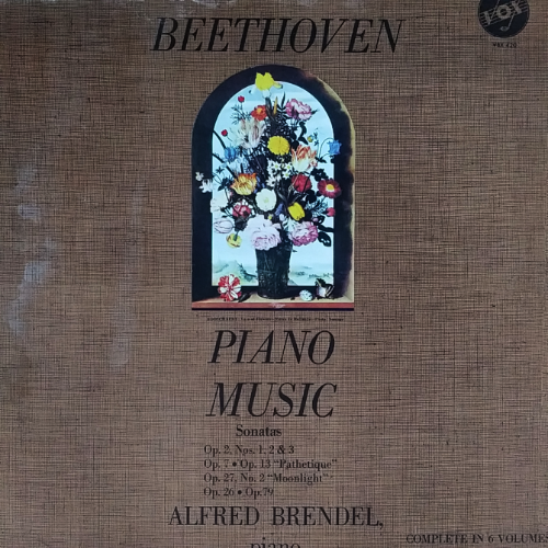 BEETHOVEN PIANO MUSIC Sonatas Op. 2. Nos. 1.2 &amp; 3 Op.2. Op. 13 Pathetique Op. 27. No. 2 &quot;Moonlight Op. 26, Op.79[3LP BOX]