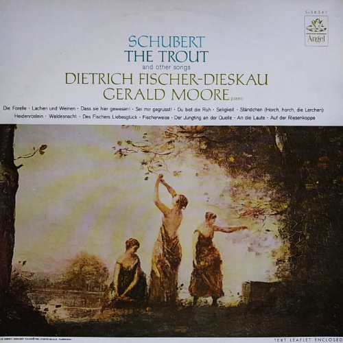 SCHUBERT &quot;THE TROUT&quot; and other songs DIETRICH FISCHER-DIESKAU