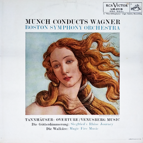 MUNCH CONDUCTS WAGNER