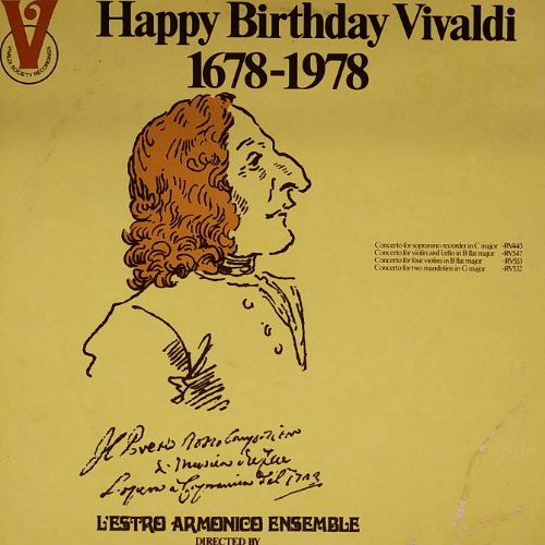 Happy Birthday Vivaldi 1678-1978