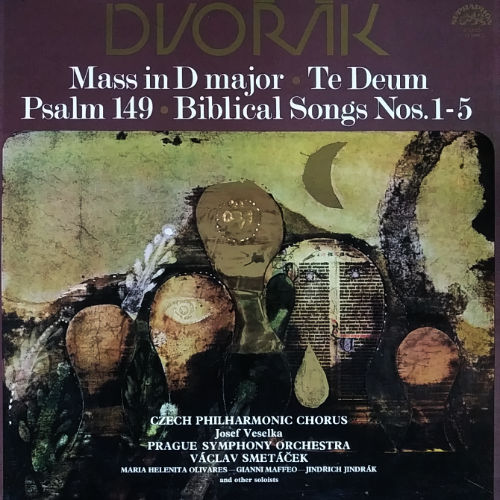 DVORAK Mass in D major Te Deum Psalm 149 Biblical Songs Nos. 1-5[2LP Gate Folder]