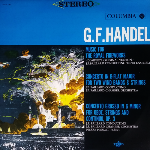 G.F.HANDEL MUSIC FOR THE ROYAL FIREWORKS,중고lp,중고LP,중고레코드,중고 수입음반, 현대음악