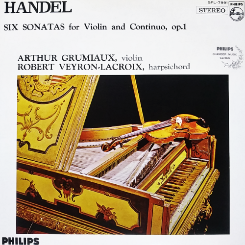 HANDEL SIX SONATAS for Violin and Continuo, op.1,중고lp,중고LP,중고레코드,중고 수입음반, 현대음악