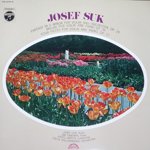 JOSEF SUK BALLAD FOR VIOLIN AND PIANO OP. 3b FANTASY IN G MINOR FOR VIOLIN AND ORCHESTRA; OP. 24 FOUR PIECES FOR VIOLIN AND PIANO, OP. 17,중고lp,중고LP,중고레코드,중고 수입음반, 현대음악