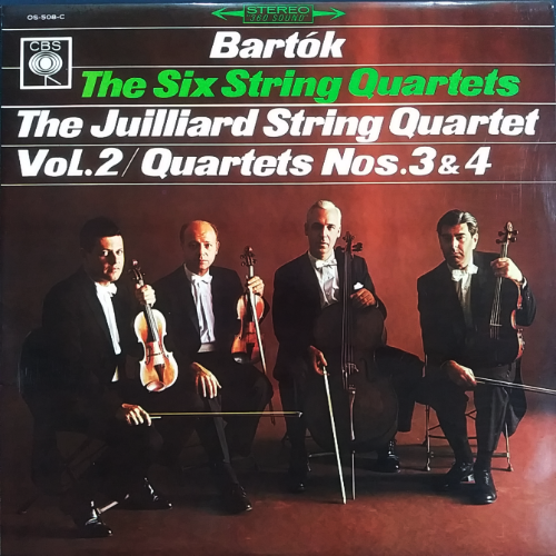 Bartók The Six String Quartets  Vol.2/Quartets Nos.3&amp;4,중고lp,중고LP,중고레코드,중고 수입음반, 현대음악