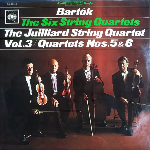 Bartók The Six String Quartets  Vol.3/Quartets Nos.5&amp;6,중고lp,중고LP,중고레코드,중고 수입음반, 현대음악