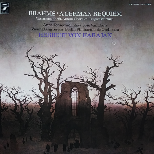 BRAHMS A GERMAN REQUIEM / Variations on &quot;St. Antoni Chorale&quot;. Tragic Overture[2LP BOX],중고lp,중고LP,중고레코드,중고 수입음반, 현대음악