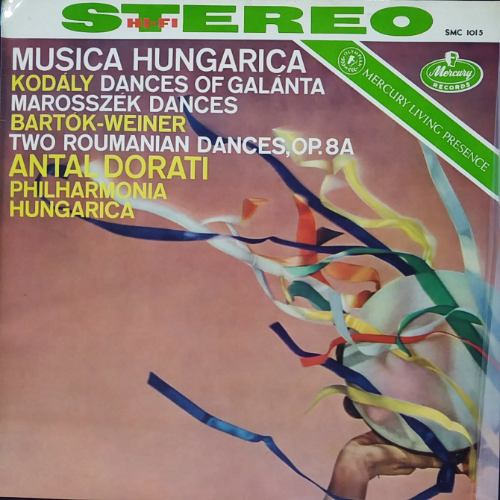 MUSICA HUNGARICA KODÁLY DANCES OF GALANTA MAROSSZEK DANCES / BARTOK-WEINER,중고lp,중고LP,중고레코드,중고 수입음반, 현대음악