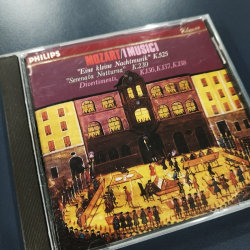 [CD]MOZART/I MUSICI Eine kleine Nachtmusik K.525 Serenata Notturna K.239 / Divertimenti, K.136,K.137.K138,중고lp,중고LP,중고레코드,중고 수입음반, 현대음악