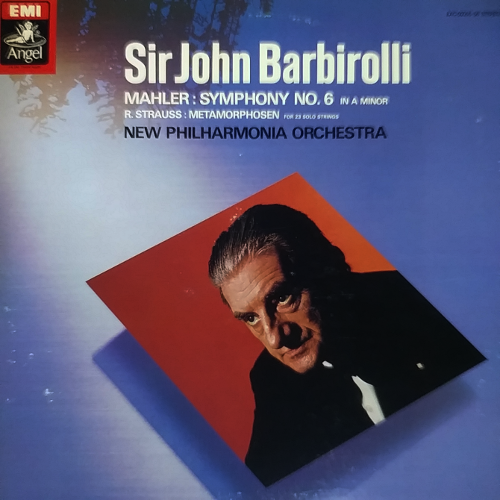 Sir John Barbirolli MAHLER: SYMPHONY NO. 6 IN A MINOR / R. STRAUSS: METAMORPHOSEN FOR 23 SOLO STRINGS[2LP,Gate Folder],중고lp,중고LP,중고레코드,중고 수입음반, 현대음악