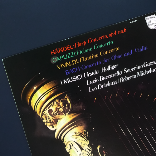 HÄNDEL: Harp Concerto, op.4 no.6 CAPUZZI:Violone Concerto / VIVALDI: Flautino Concerto etc,중고lp,중고LP,중고레코드,중고 수입음반, 현대음악