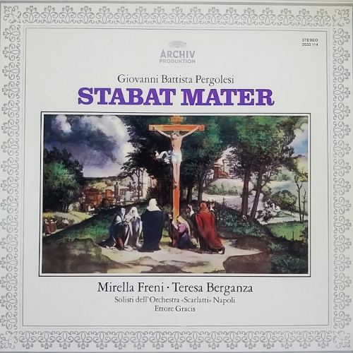 Giovanni Battista Pergolesi STABAT MATER[Gate Folder],중고lp,중고LP,중고레코드,중고 수입음반, 현대음악