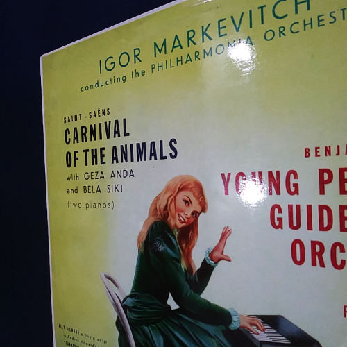 [Rare]SAINT-SAËNS CARNIVAL OF THE ANIMALS / BENJAMIN BRITTEN YOUNG PERSON&#039;S GUIDE to the ORCHESTRA,중고lp,중고LP,중고레코드,중고 수입음반, 현대음악