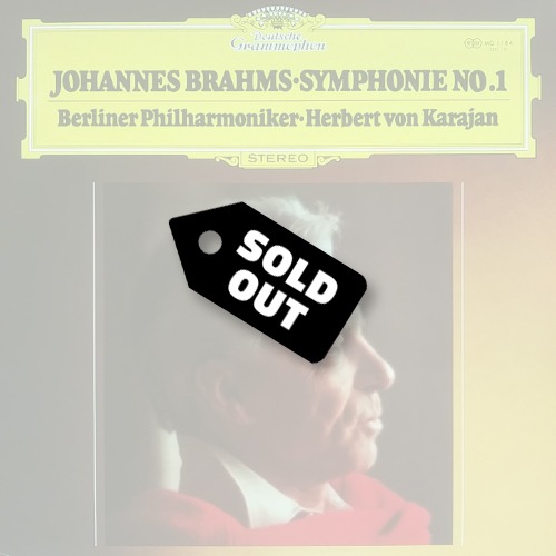 JOHANNES BRAHMS-SYMPHONIE NO.1 Berliner Philharmoniker Herbert von Karajan,중고lp,중고LP,중고레코드,중고 수입음반, 현대음악