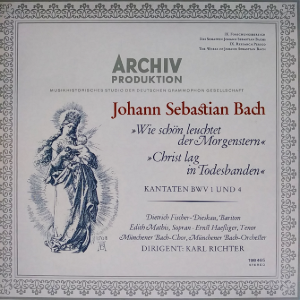Johann Sebastian Bach »Wie schön leuchtet der Morgenstern »Christ lag in Todesbanden KANTATEN BWV 1 UND 4